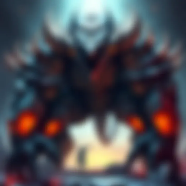 An illustration of Dodoria, a large muscular creature with a unique head and armor, showcasing its powerful presence in a gaming setting.