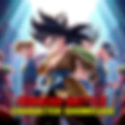 A popular character from Dokkan Battle standing in a dynamic pose, highlighting their strength and appeal in gameplay.