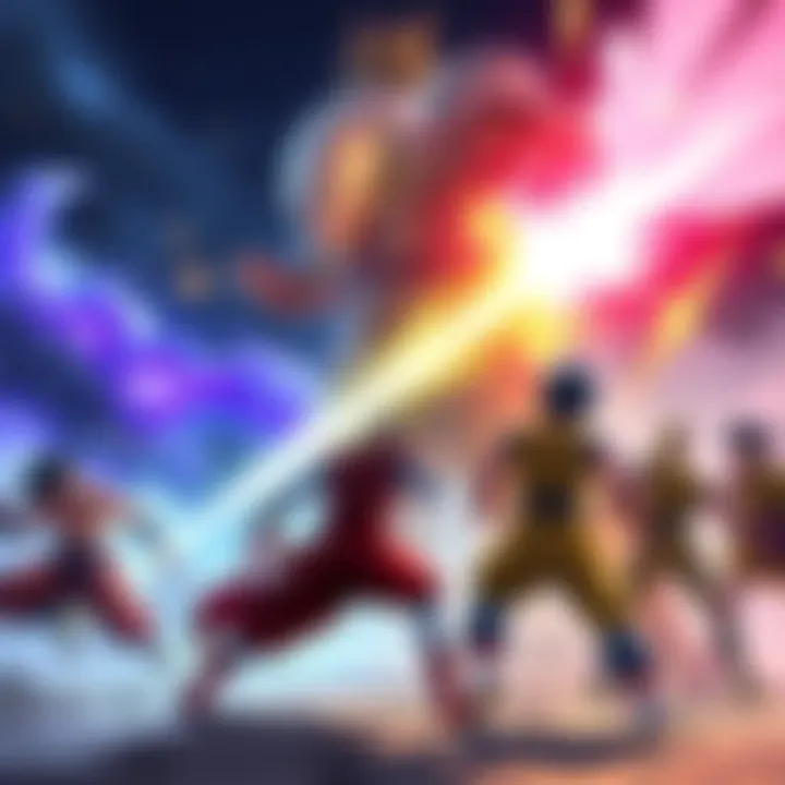 An illustration showing high damage characters struggling against a massive enemy with large health bars, highlighting the game's balance issues.