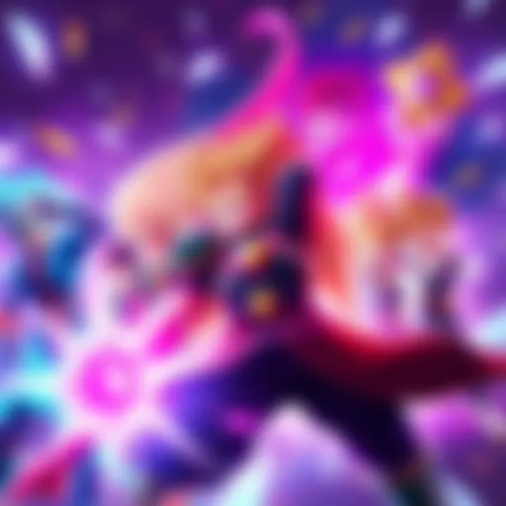 Colorful graphic showcasing characters from GT Heroes with hints of STR Super 17 and Sigma Force