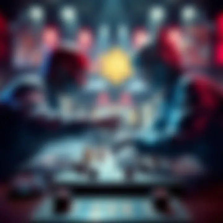 A tense one-on-one match between Domi Reversi and a challenger, showcasing their skills and strategies in a gaming arena