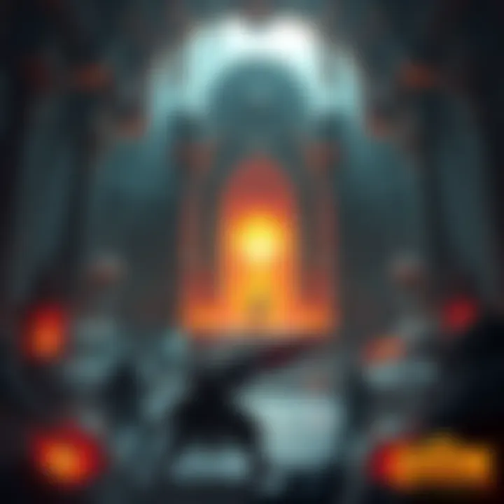 Doom Slayer in the Temple Doom Slayer battles fierce enemies in a dark, ancient temple filled with traps and obstacles.