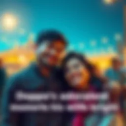 Doppo smiles affectionately at his wife as they share a joyful moment together, radiating love and happiness.