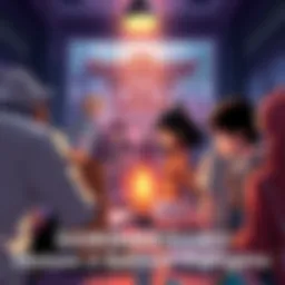 Dorohedoro Season 2 Episode 2 Discussion Fans engaging in a lively discussion about Dorohedoro Season 2 Episode 2 with characters and art from the show in the background