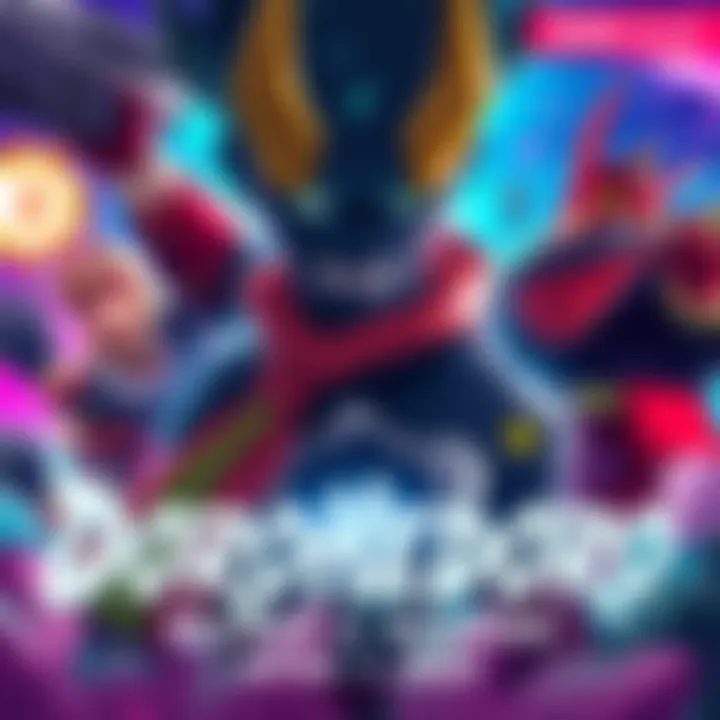 Promotional image showcasing characters from Dorohedoro Season 2, featuring vibrant colors and action scenes