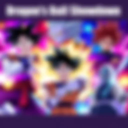Fans discussing rankings of Dragon Ball Super, GT, and Daima with images of characters from each series