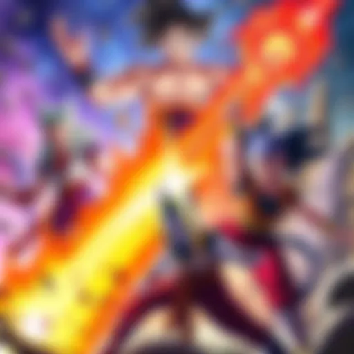 A compilation of impressive Dragon Ball Z fan art showcasing various characters and intense battles, highlighting the competitive spirit of the community.