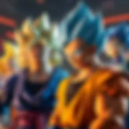 Goku and Vegeta featured prominently in a Dragon Ball Z game with other characters in the background, highlighting the lack of character diversity