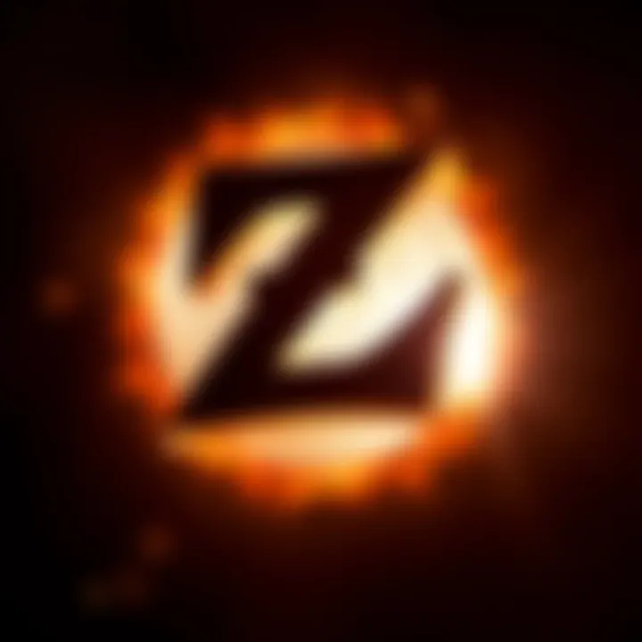 The iconic Dragon Ball Z logo featuring the letter 'Z' prominently.