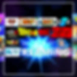 A collage of popular sites streaming Dragon Ball Z in high quality with Japanese dub and English subtitles.