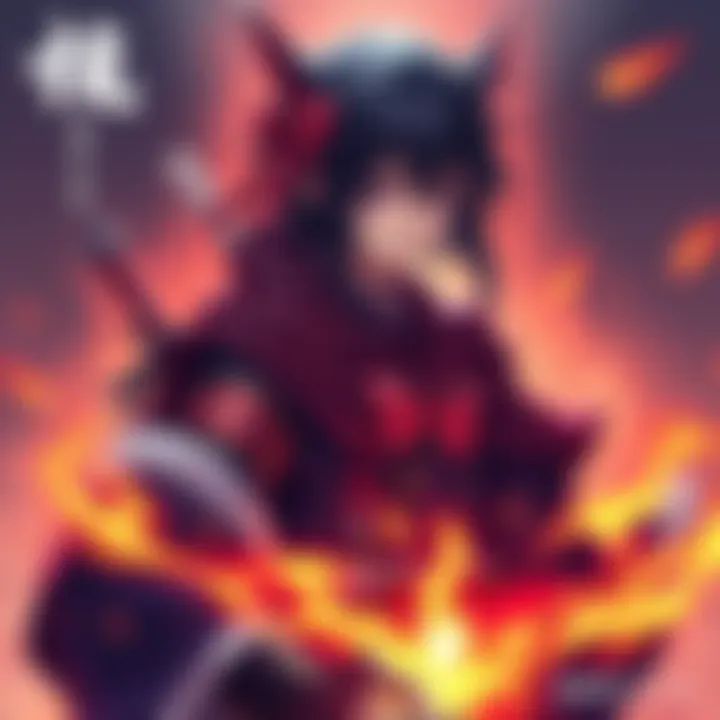 Original drawing of Kougyoku Ren showcasing the artist's talent