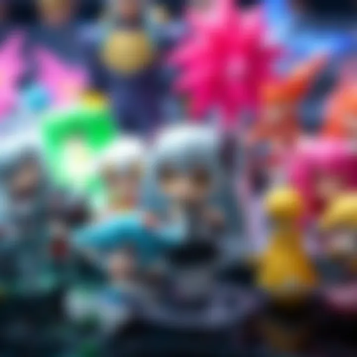 Dream Nendoroids Collection A display of various Dream Nendoroids showcasing their unique designs and colors, highlighting the sought-after figures for collectors.