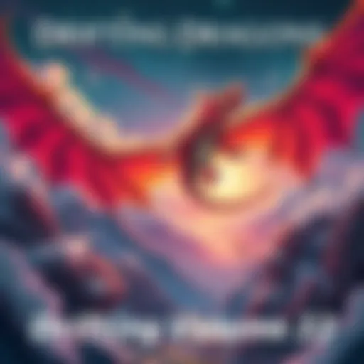 Cover art for Drifting Dragons Volume 22 featuring a vibrant dragon soaring over a dramatic landscape