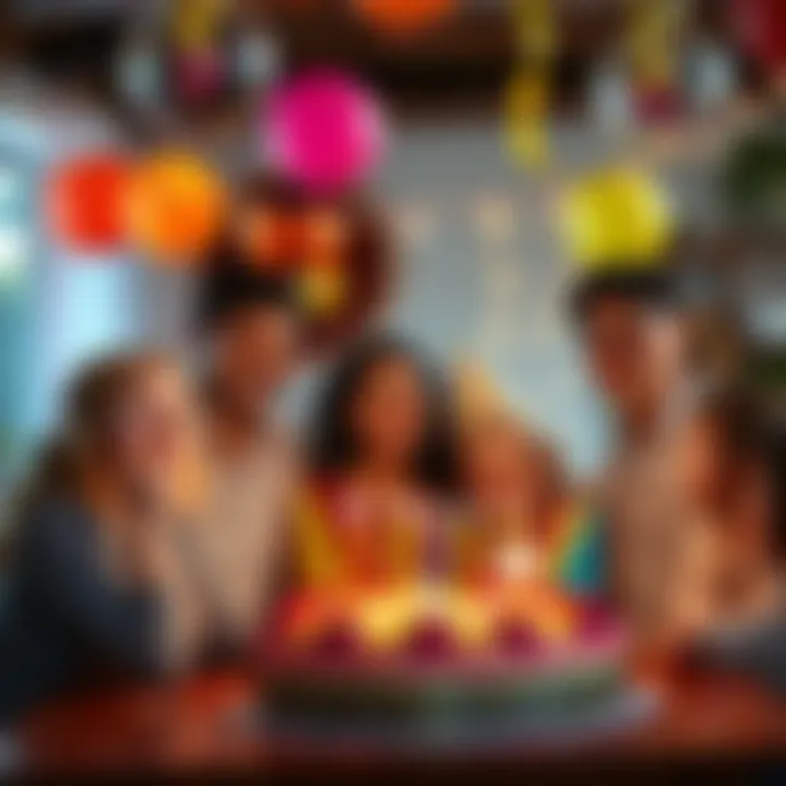 Friends and family gather to celebrate Driscoll Berci's birthday with smiles and decorations.