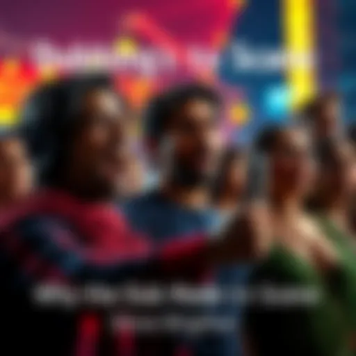 Dubbing Enhances a Scene A vibrant scene from a movie showing characters expressing strong emotions, with subtitles highlighting the impact of dubbing on storytelling.