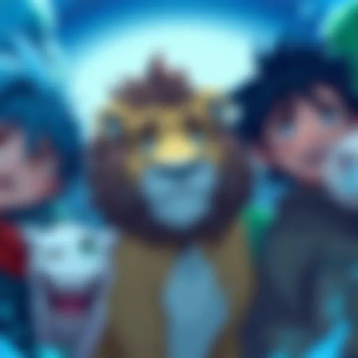 A group of beloved characters from the East Blue series, including a giant lion and Haachi, looking worried about their future appearances in the show.