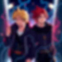 A vibrant fanart depicting Edward and Alphonse Elric, showcasing their bond and unique styles inspired by creativity in class.