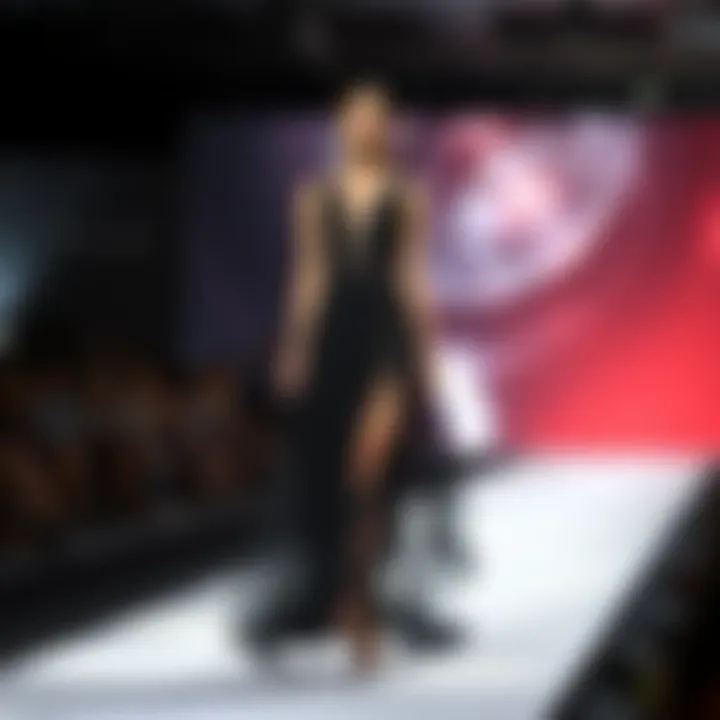 Elegant Black Dress by Reze A stunning black dress designed by Reze, showcasing its unique style and craftsmanship, worn by a model on a runway.