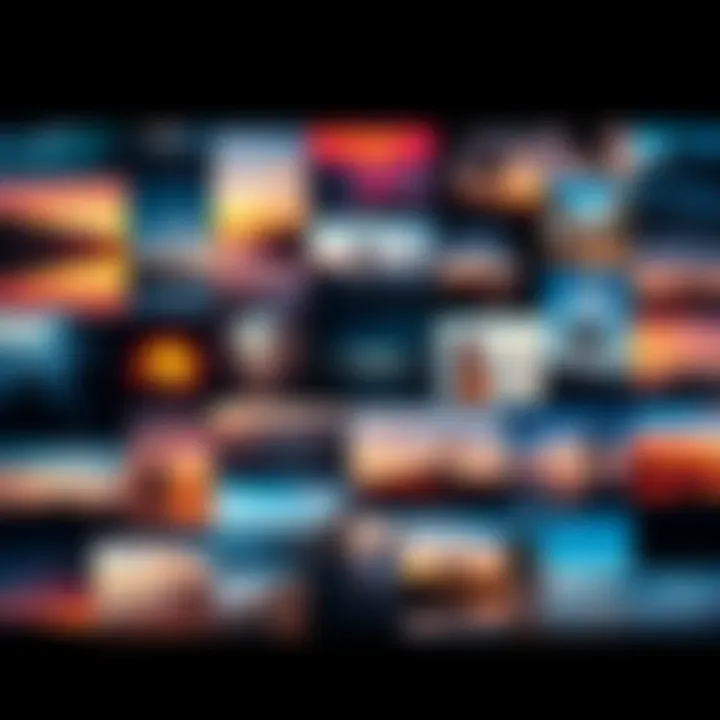 A collage of Emily's Instagram posts showcasing her lifestyle, interests, and beautiful visuals.