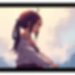 A character from an emotional anime sits alone, looking teary-eyed and reflective, with a soft background that conveys sadness.