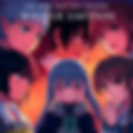A scene depicting various anime characters expressing deep sadness and heartbreak, highlighting their emotional struggles.