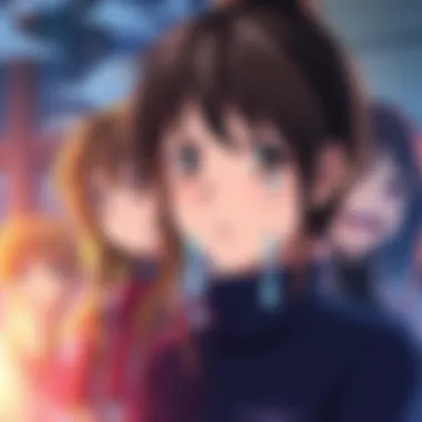 Emotional Anime Scenes A collection of anime characters expressing deep emotions and crying, showcasing heartfelt moments from various series.