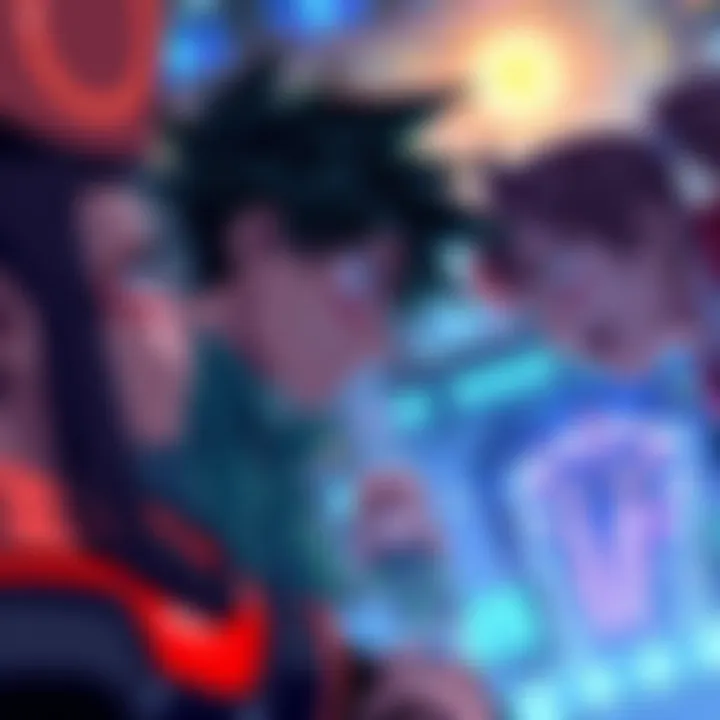 A collection of emotional moments from My Hero Academia showing characters in impactful scenes that resonate with fans.