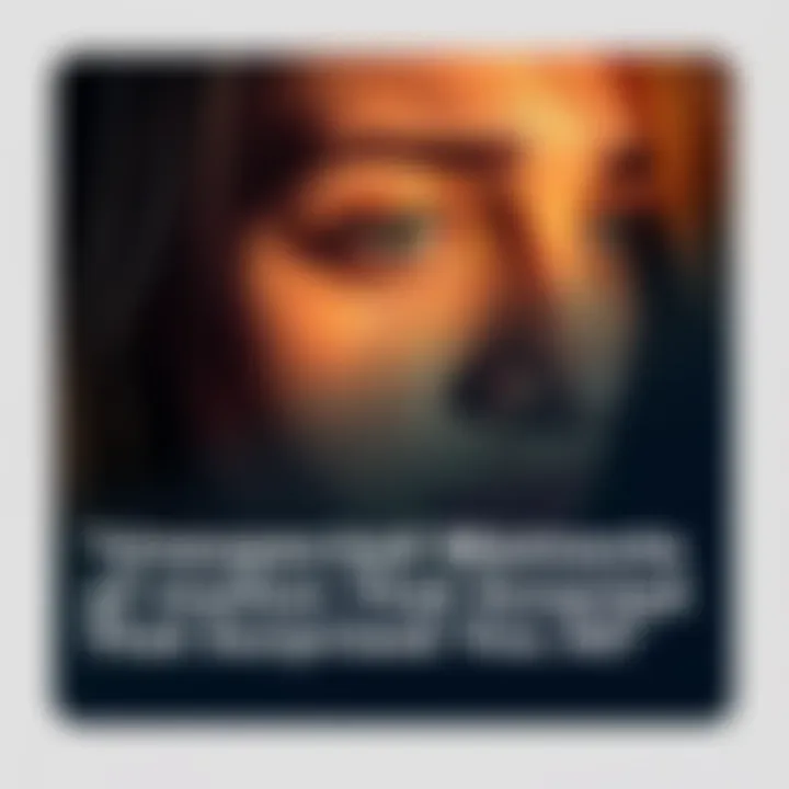 A person with tears in their eyes, touched by a heartfelt story, showing raw emotion.