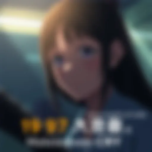 A character from the 1997 anime looks heartbroken with tears in their eyes, surrounded by a dimly lit background