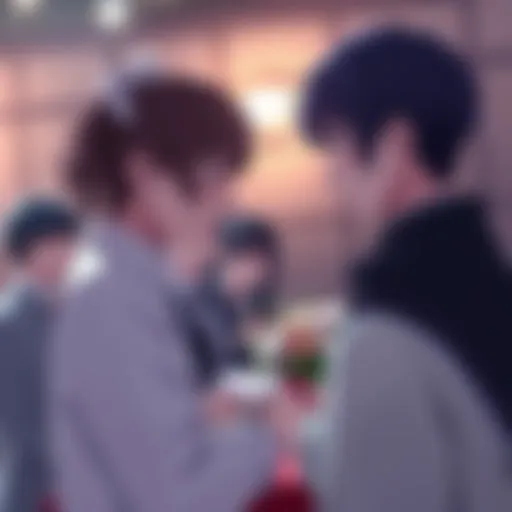 Emotional Scene at Funeral Yuji confronts Hana with harsh words during Nobara's funeral, showing tension and grief among friends.