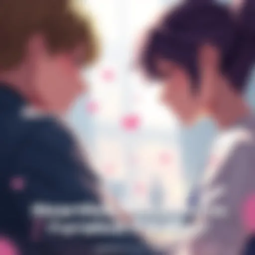 A couple sharing a heartfelt moment, surrounded by tension and affection, reflecting deep emotions and relationship struggles.