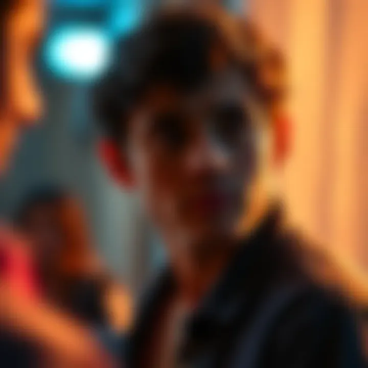 A character looking heartfelt, expressing deep emotions during a pivotal moment in Episode 2 of the show.