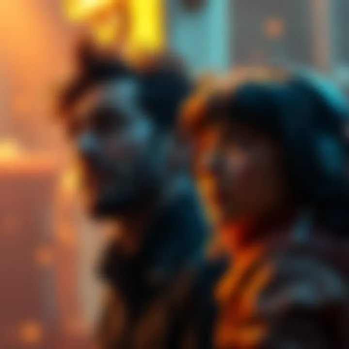 A character experiencing a powerful moment in the film, reflecting deep emotions during a pivotal scene.