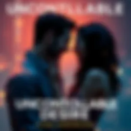 A passionate moment between two characters in Uncontrollable Desire, showcasing deep emotions and connection.