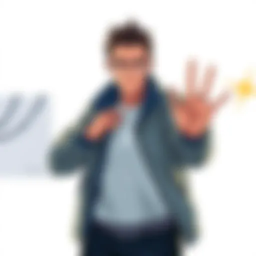 A drawing of Endou striking a pose with the Diamond Hand gesture, showcasing his artistic expression and style