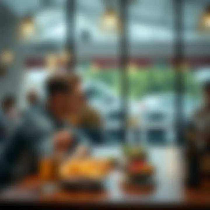 A person savoring a delicious meal at a table, appreciating the little moments in life.