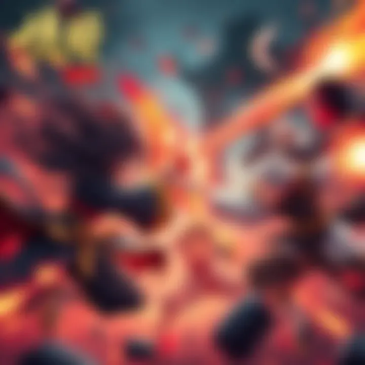 A thrilling finale scene from Kun Tun Tianxia, featuring characters in an intense battle with vibrant animation and dramatic effects.