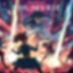 Characters engage in an intense fight surrounded by dramatic effects in Shuumatsu no Valkyrie.