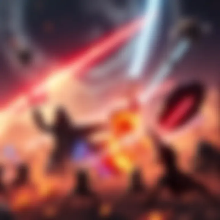 A dramatic battle moment showcasing intense action and stunning animation from AOT.