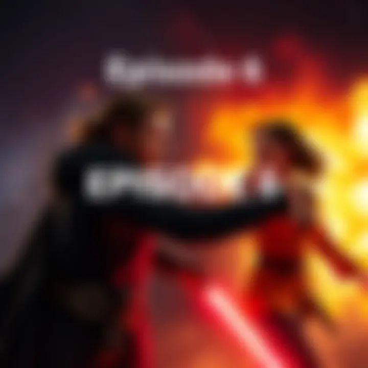 A scene from Episode 6 showing key characters in a dramatic moment