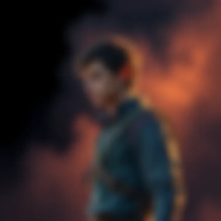 Eren Yeager standing with a determined look, contemplating his choices in the fight for freedom.