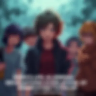Eren stands in shock as he processes a surprising revelation, surrounded by his friends who react with worry and confusion.