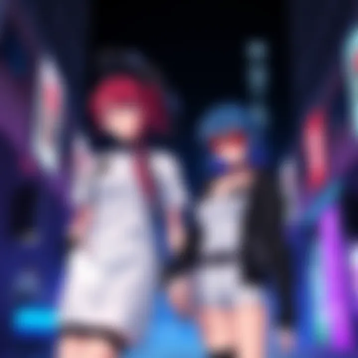 Erza and Jellal showcase their stylish matching outfits, attracting attention from fans with their coordinated fashion choices.