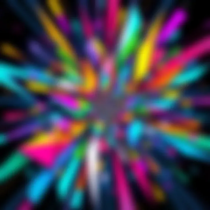 A colorful artwork named EVA-01 created by TripDancer, showcasing abstract shapes and vibrant colors that capture the viewer's attention.