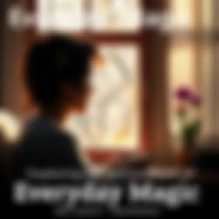 A person enjoying a quiet moment with a cup of coffee, sunlight streaming through a window, highlighting the simple beauty of the scene.