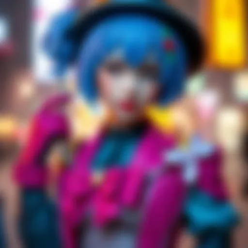 Evie Lee Mikomin in a detailed Lucy costume, showcasing her creativity and attention to character design.