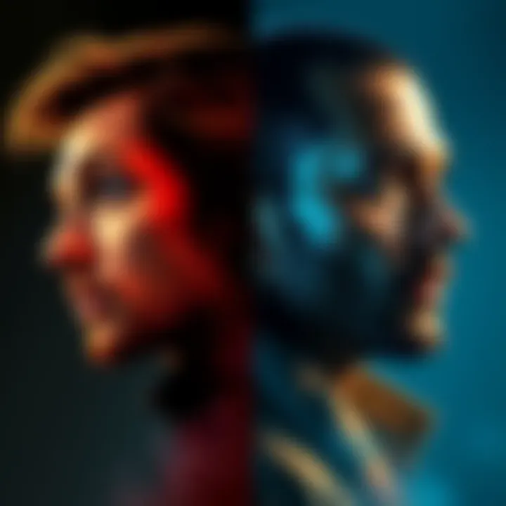 A side-by-side comparison of [SPOILER] and Ricardo showcasing their changing looks and styles over the years.