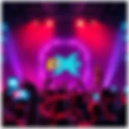 A colorful graphic with EX Kid's logo and hints about his upcoming unit release, surrounded by excited fans.