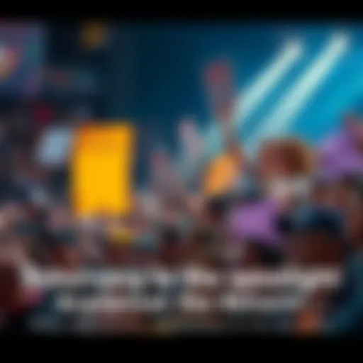 A crowd of enthusiastic fans holding signs and banners, showing excitement for a highly anticipated return event.
