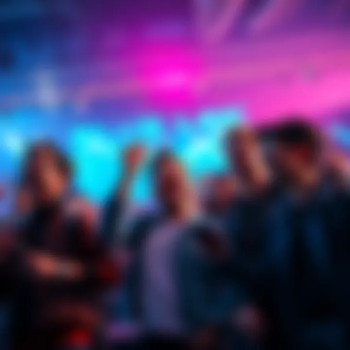 Excited fans awaiting Blue Lock episode Group of enthusiastic fans discussing the upcoming Blue Lock episode with excitement